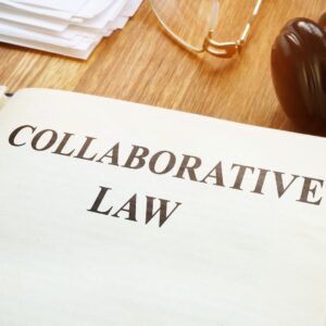 Paper with Collaborative Law written on it