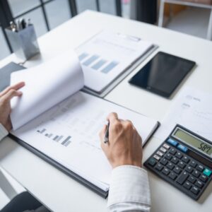 Reviewing finances
